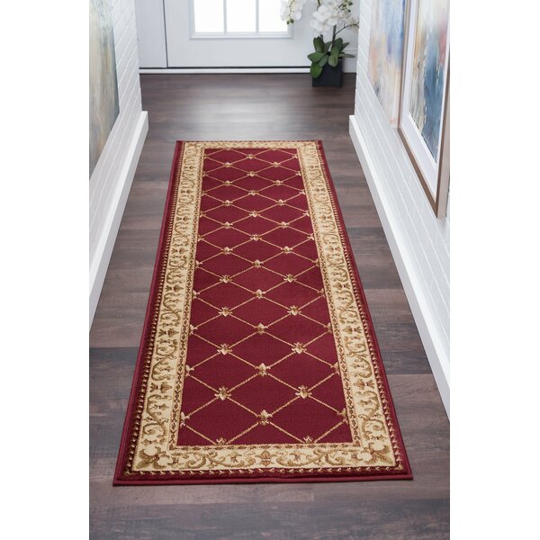Red And Gold Area Rug | Wayfair